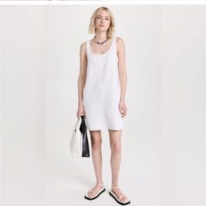 rag & bone Kimmie Dress Size S/P White Casual Party Vacation Distressed Hem